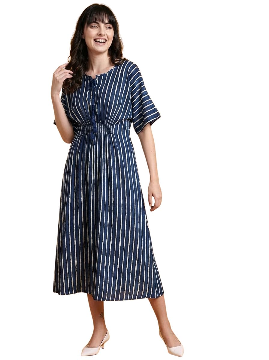 winza designer Womens Rayon Printed Round Neck Western Dress for Women Stylish | Long Maxi One Piece Dress for Party & Beach | Dress for Plus Size Women 4XL,5XL (XS to 6XL)-picture-29