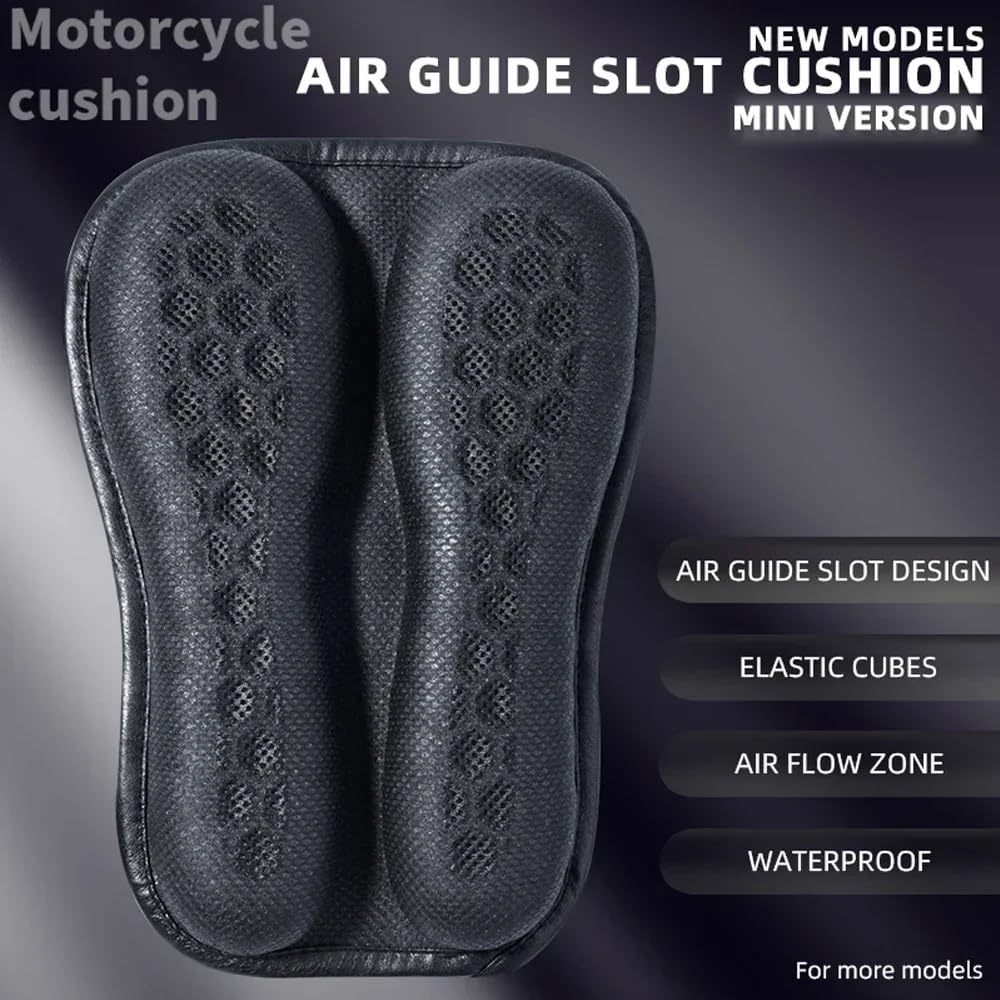 Poduszka 1 szt. Uniwersalna żelowa poduszka do siedzenia motocykla Struktura 3D o strukturze plastra miodu Oddychająca i amortyzująca podkładka Motocykl Siedzisko