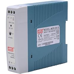 Din-Rail Fuente de alimentación 20W 15V 1.34A ; MeanWell, MDR-20-15