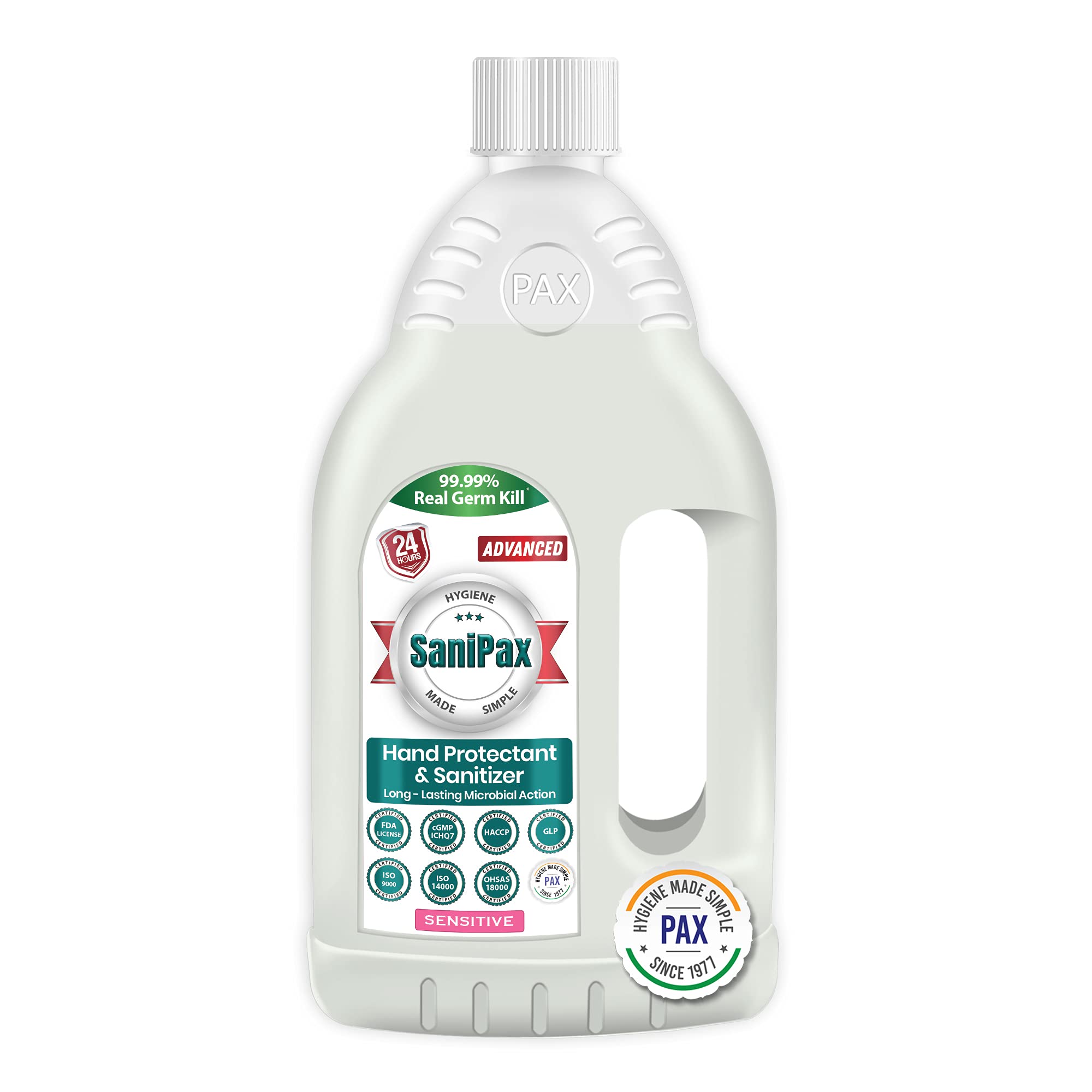 SaniPax Advanced 24-Hours Strong Hand Protectant and Sanitizer, 1L-image-37