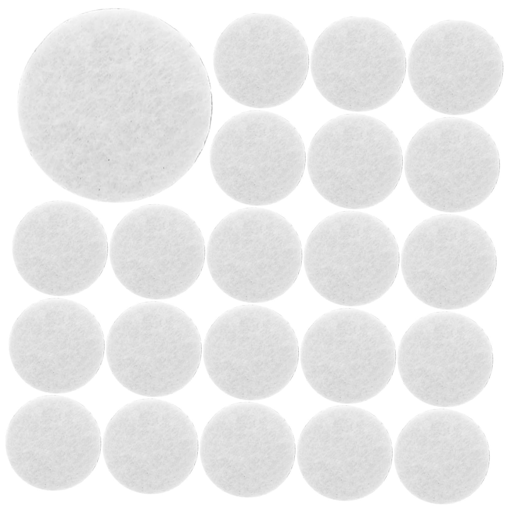 Hohopeti Handmade DIY Materials 500pcs Felt Circles Stickers for Clothing Decor