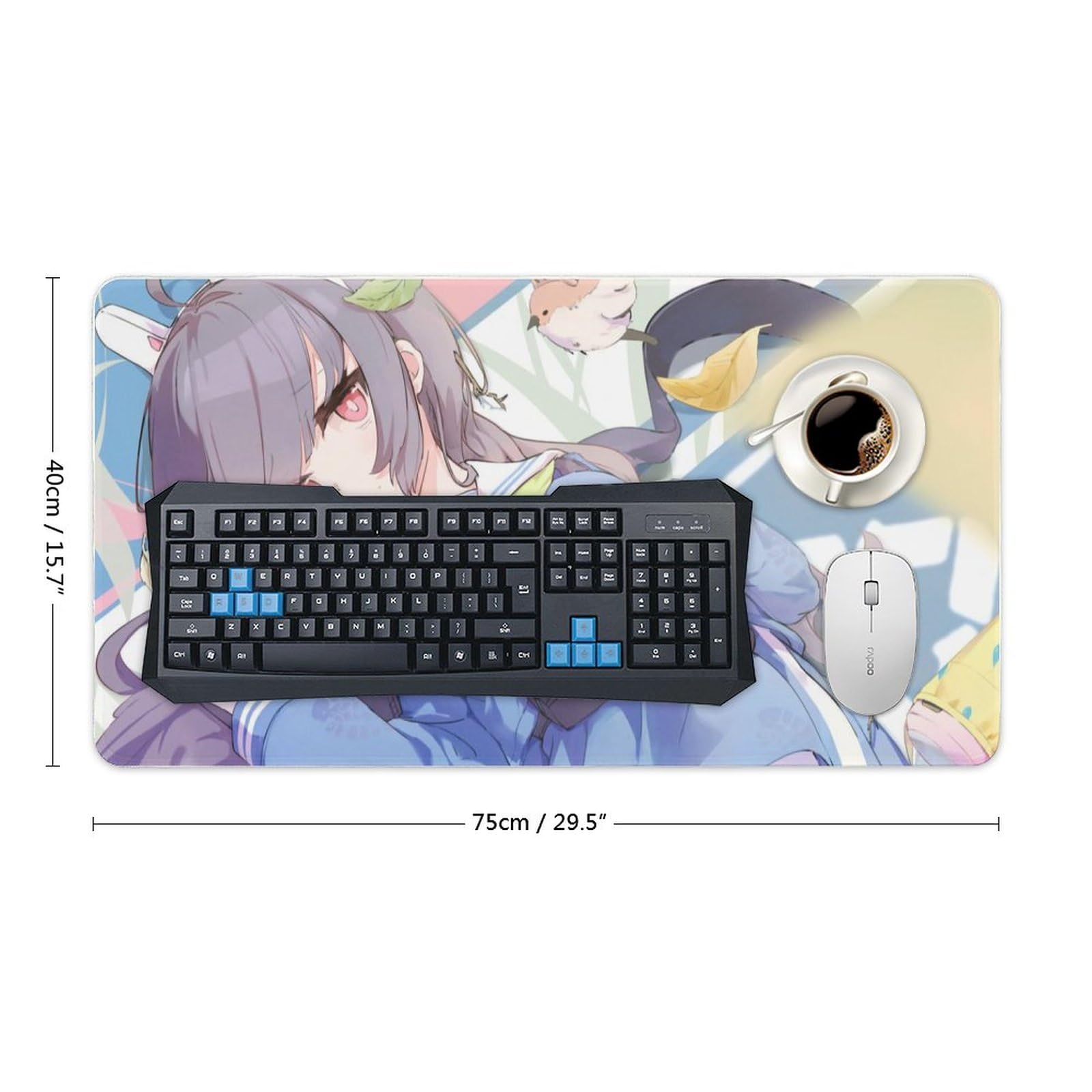 Amazon.co.jp：デスクマット キーボードパッド ブルーアーカイブ 