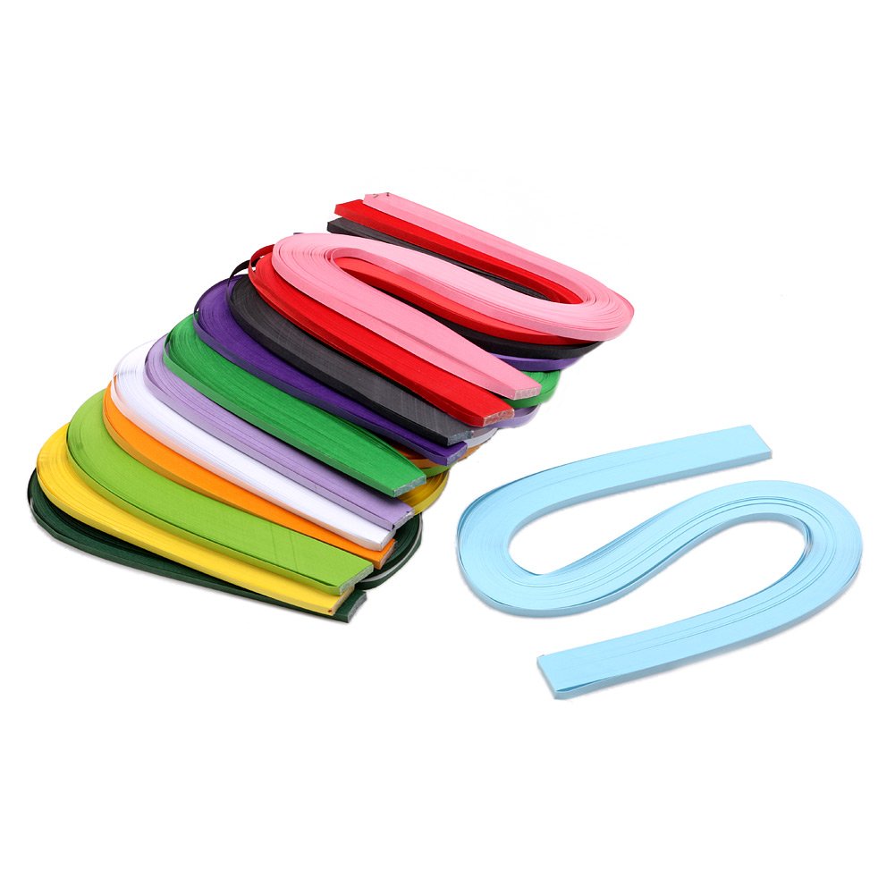 120 Strisce Carta Per Quilling Nero – Larghezza 5 Mm, Lunghezza 52 Cm, Per Origami E Lavoretti Fai Da Te
