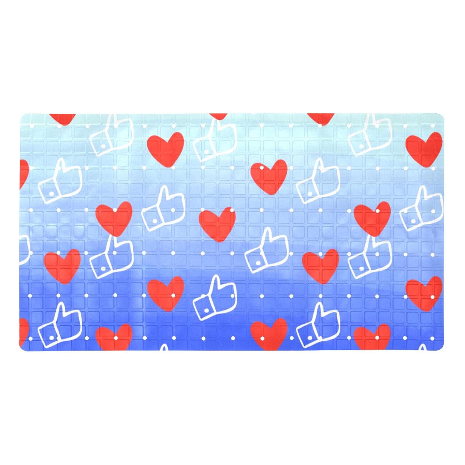 Tapis de bain antidérapant pour personnes âgées évitant les glissades grâce aux ventouses de fixation