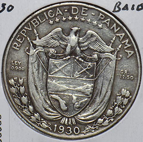 Collectible Coin Panama 1930 1/2 Balboa Eagle animal 295955