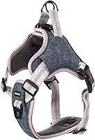 Coleira Peitoral Antipuxão para Cachorro MADOG Comfort (Azul, M)
