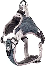 Coleira Peitoral Antipuxão para Cachorro MADOG Comfort (Azul, M)