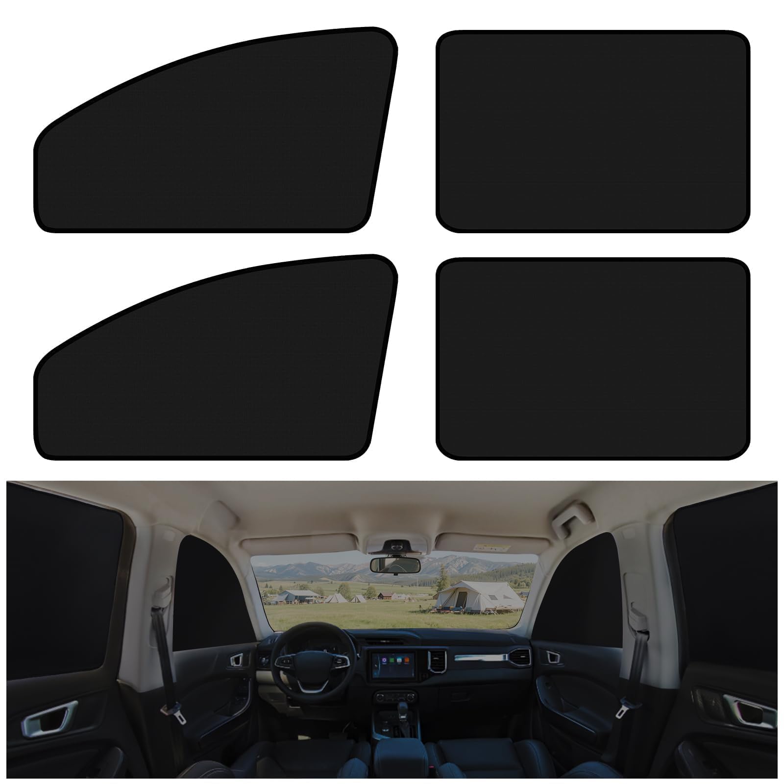 Hdttfecsk Normal Car Window Shades For Leapmotor T03 2024-2026