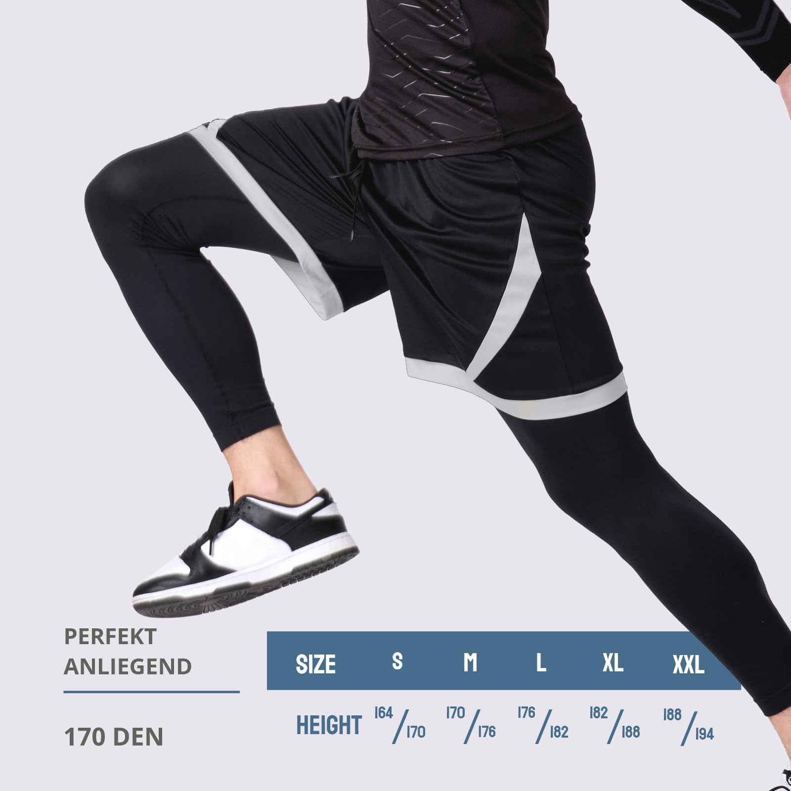 Ladeheid Leggins Térmicos para Invierno Calzonzillos Pantalón Térmico para Hombre Mallas Deportivas Leggings Sin Costuras Snowboard Esquís LA40-260