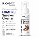ROGZI Ultimate Sneaker Cleaner Kit (150ml Foaming Spray, Brush, Microfiber Cloth) | Safe for Sneaker, Leather & Knit Shoes Professional Shoe Care gallery image