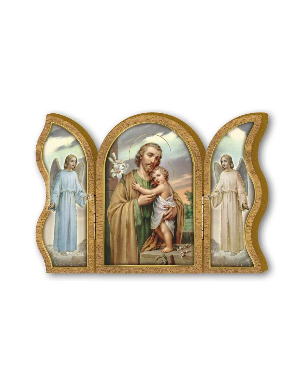 Fratelli Bonella | Trittico devozionale in legno della Madonna