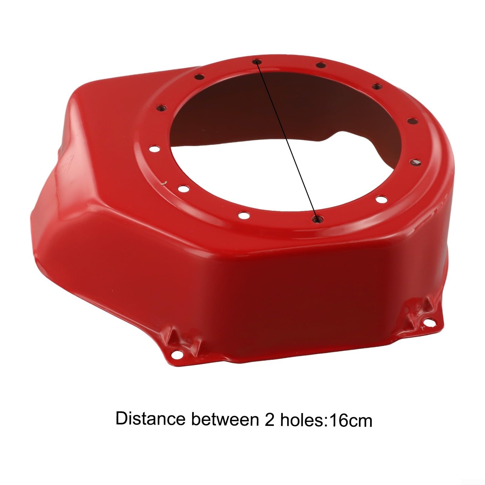 Copertura di ricambio per ventola di raffreddamento per GX160 per motori GX200, adatta per modelli da 196 cc, 160 cc, 212 cc, 6 5 cavalli, materiale in ferro (168 Wind Shade)