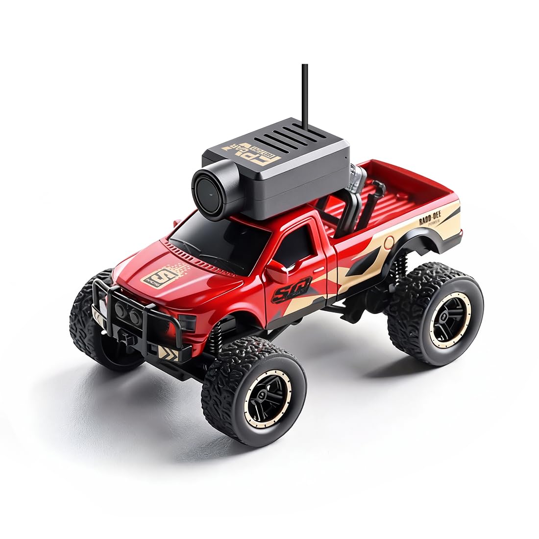 WL 1/64 RC samochód ciężarowy z kamerą, sterowany za pomocą aplikacji, mini RC Drift Car, 3 tryby prędkości, dryfowanie, prezent dla dorosłych, pilot zdalnego sterowania, ekran