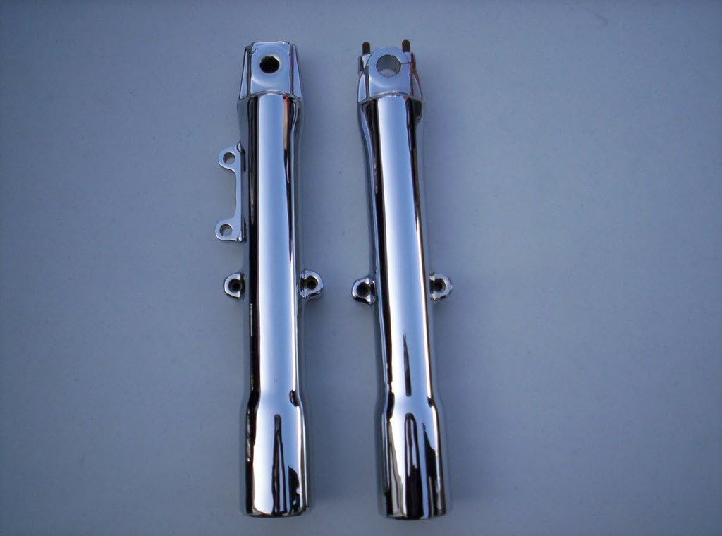 Harley Softail Deluxe Heritage Fatboy 2000-06 Chrome Fork Sliders