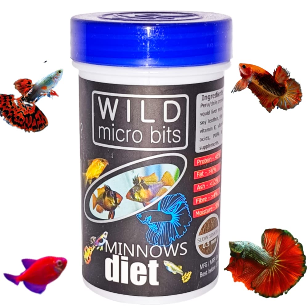 Jeffrey Gene Eleven Wild Micro Bits Minnows Diet Fish Food, 30g/Wild Micro Bits Minnows Diet Fish Feed (B0B1XDL86K) Amazon Price History, Amazon Price Tracker