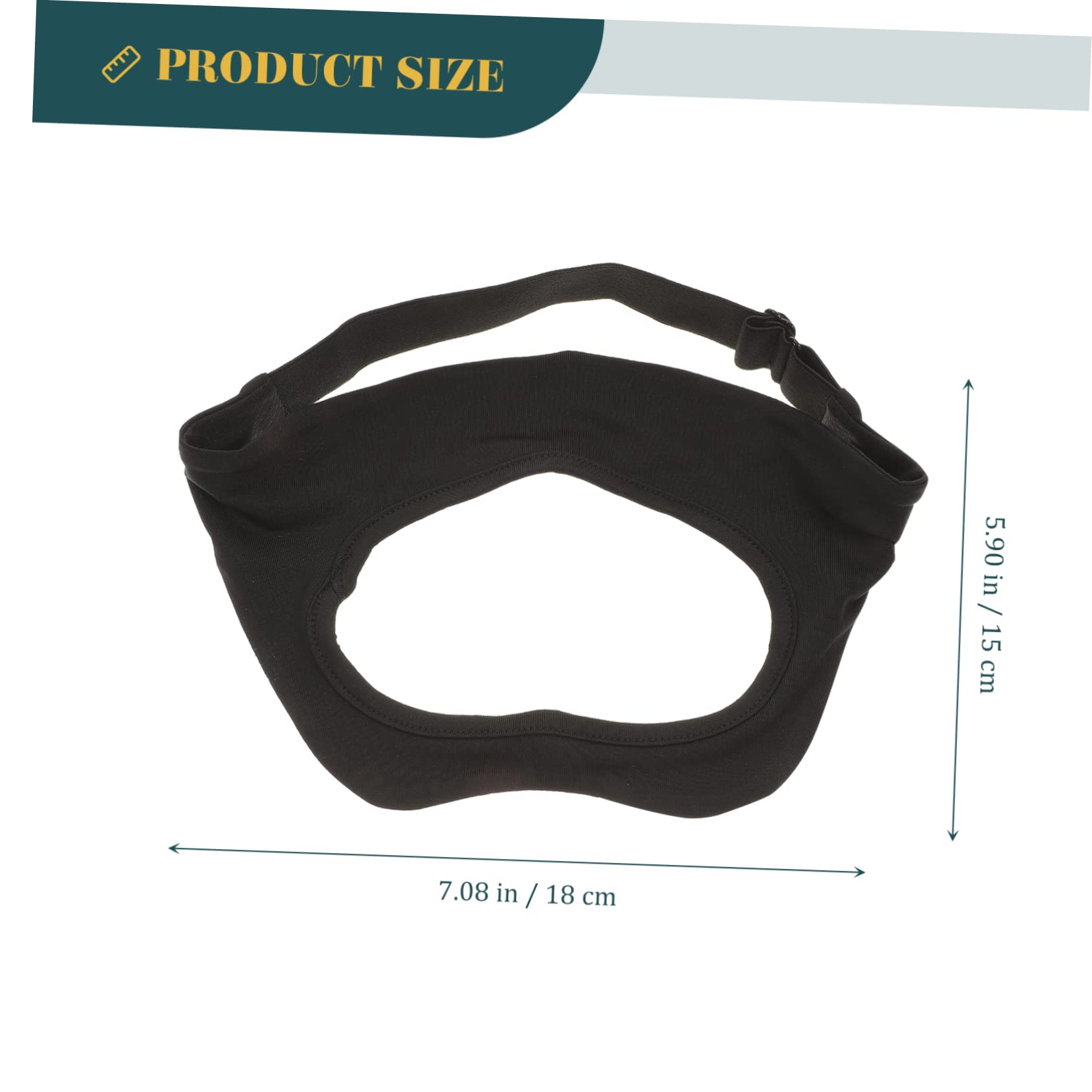 UKCOCO 5 Pezzi Di Maschera Per Dormire Con Imbottitura Elastica Lavabile E Comoda Per Il Gioco Vr