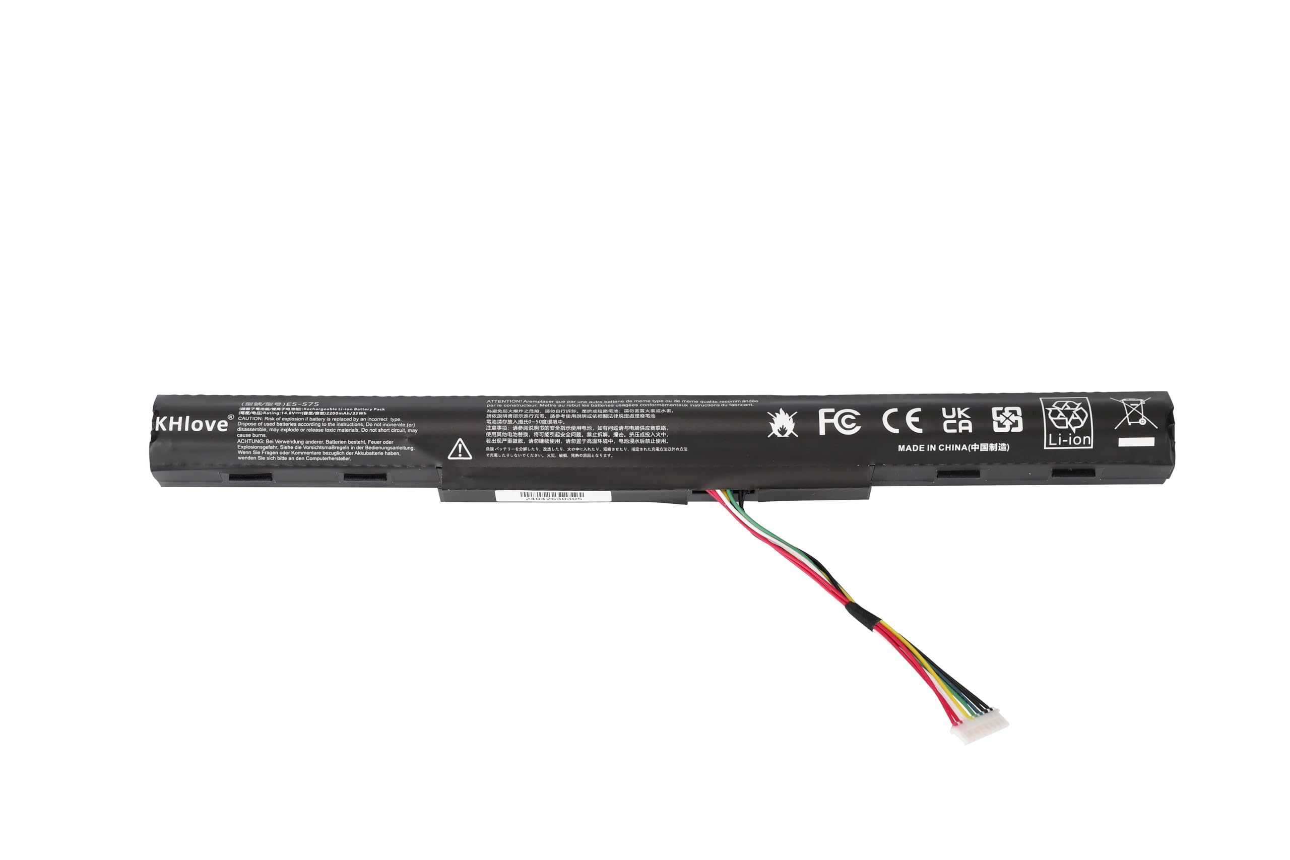 Batería Para Portátil Acer Aspire E15 E5-575 F5-573 | Modelo AS16A5K AS16A7K AS16A8K | 14.8V 2200mAh