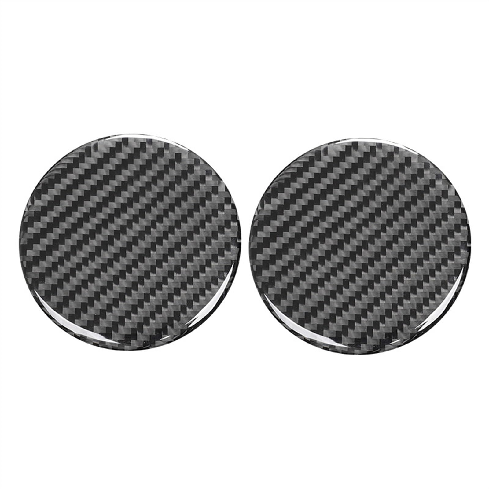 Hmjdz Carbon Fiber Black Car Part Car Accessories Central Console Water Coaster Interior Decoration Carbon Fiber Sticker For H-Onda For Civic 11Th Gen 2022