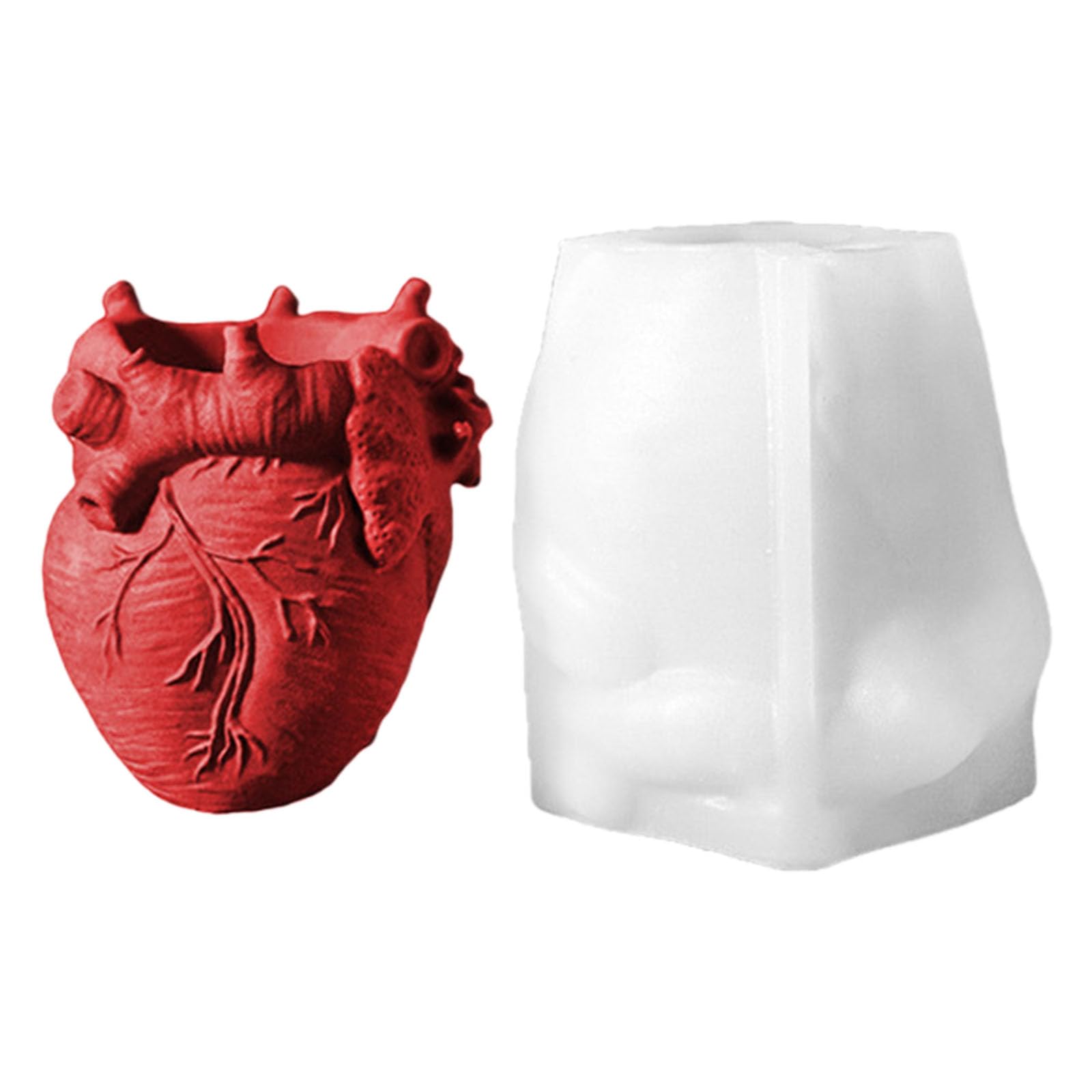 Yhplxyuus Sculpture Flowerpot Silicone Mold Silicone Cup for Epoxy Resin Cup Soap Chocolate Baking Mold