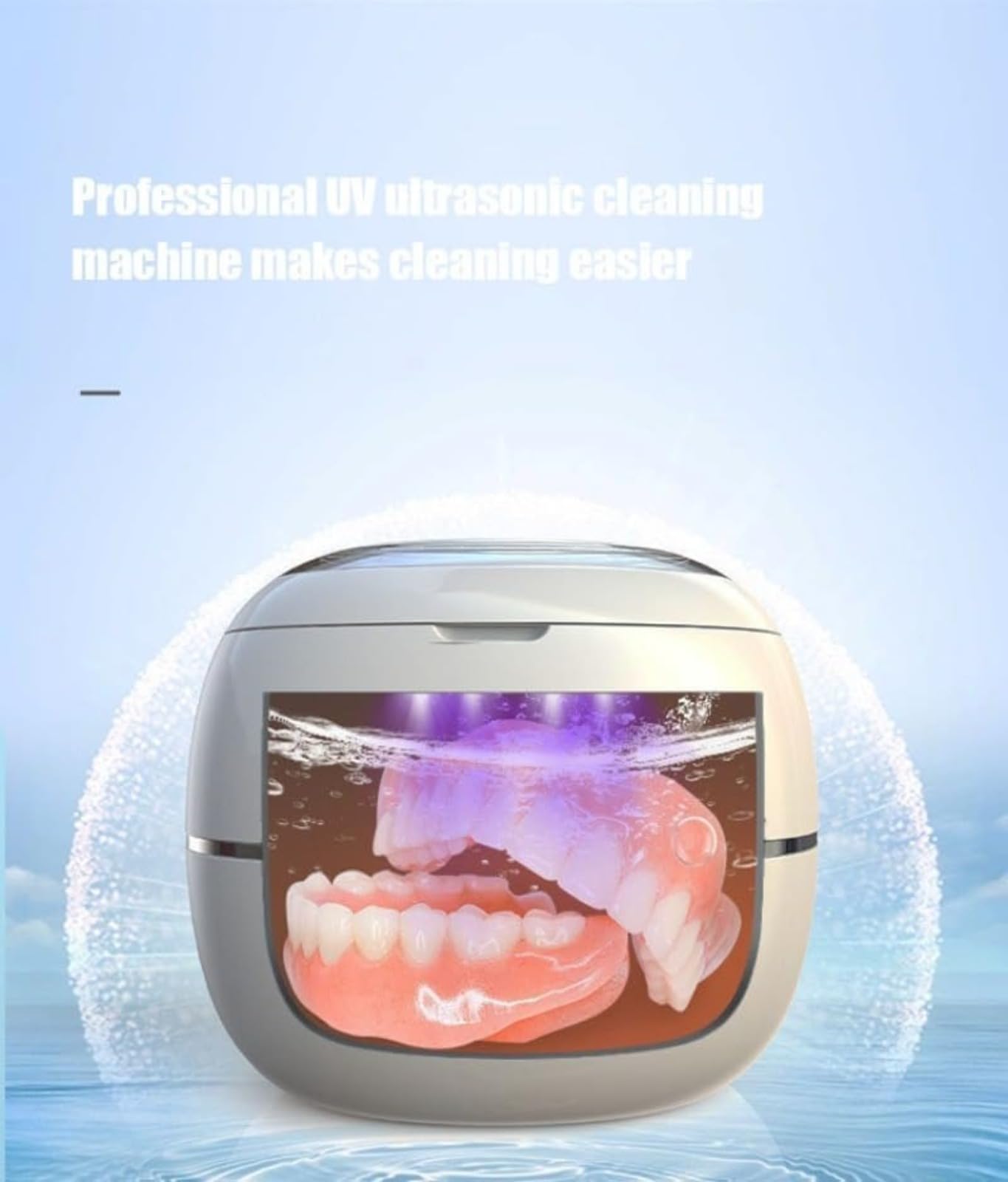 Sterilizzatore per protesi, sterilizzatore UV, tasso di sterilizzazione del 99%, display digitale, compatto, per la cura della protesi