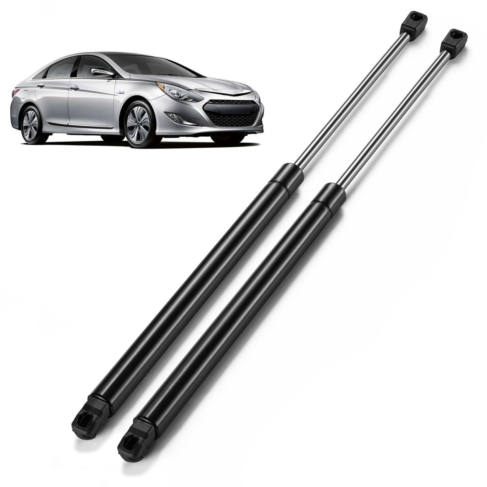 ARANA Hood Struts for Hyundai Sonata 2011-2014, 6489 Hood Shocks Lift Support Fits Hyundai Sonata 2011-2014 Base/Limited/2.0T/EX/GL/GLS/SE Engine Hood, 2 Pcs
