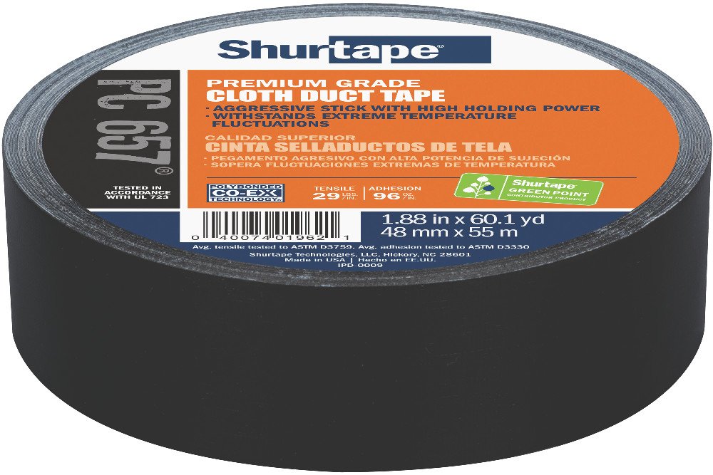 Amazon.com: Shurtape PC 657 Heavy Duty, Co-Extruded Cloth Duct