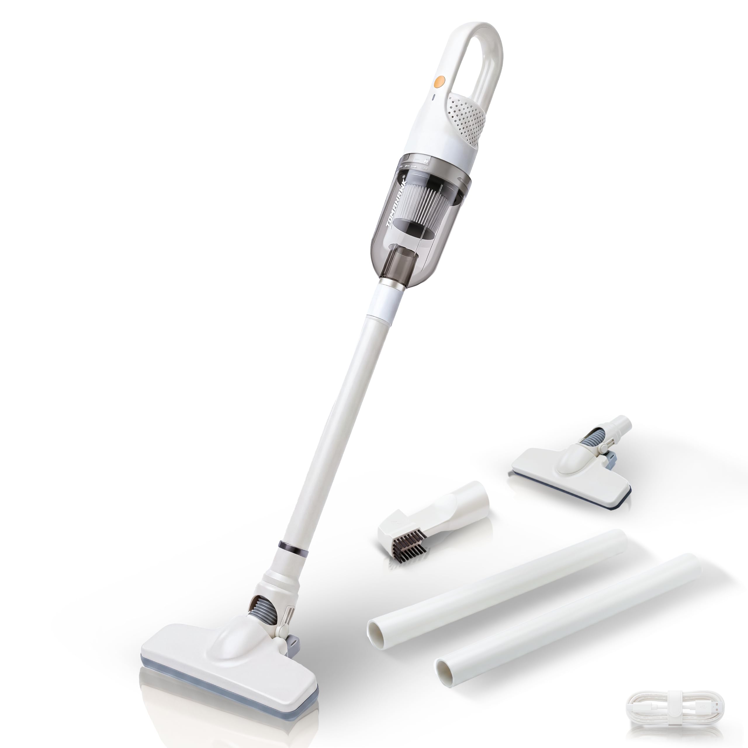 Tomahawk® TCV-360 Vacuum Cleaner, Cordless Wet and Dry | 300W Portable Vacuum with HEPA Filter | 0.5 Litre Capacity | Super Suction Power & Low Noise | Ideal for Car, Sofa, Carpet Cleaning-image-3