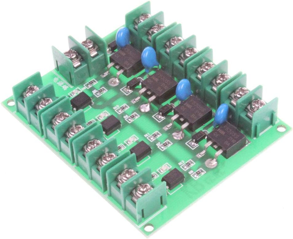 NOYITO DC Control 4-Channel FET Module MOS Electronic Switch Control Board Output Controlled Voltage 5V-36V 5A Input Output Completely Isolated