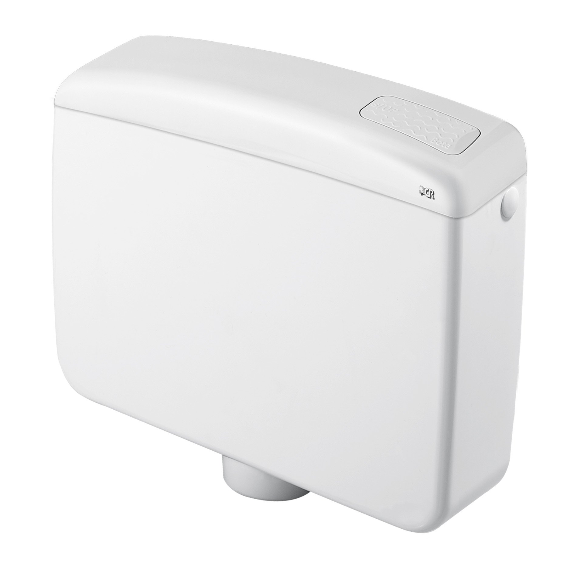 CASSETTA SCARICO A ZAINO WC BAGNO ABS COIBENTATA COMPLETA 1 PULSANTE 9 LT