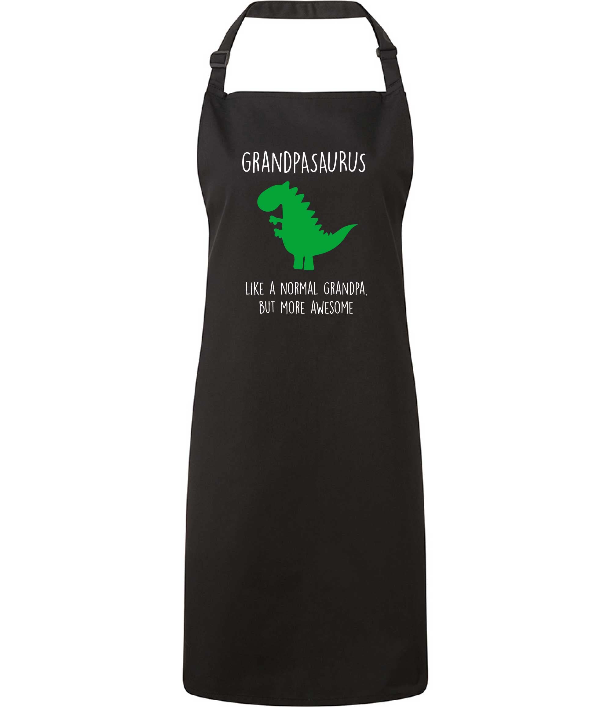60 Second Makeover Limited Grandpa Dinosaur Apron Grandpasaurus Grandpa Present Fathers Day Birthday Christmas Cooking Aprons For Men BBQ Gifts For Men
