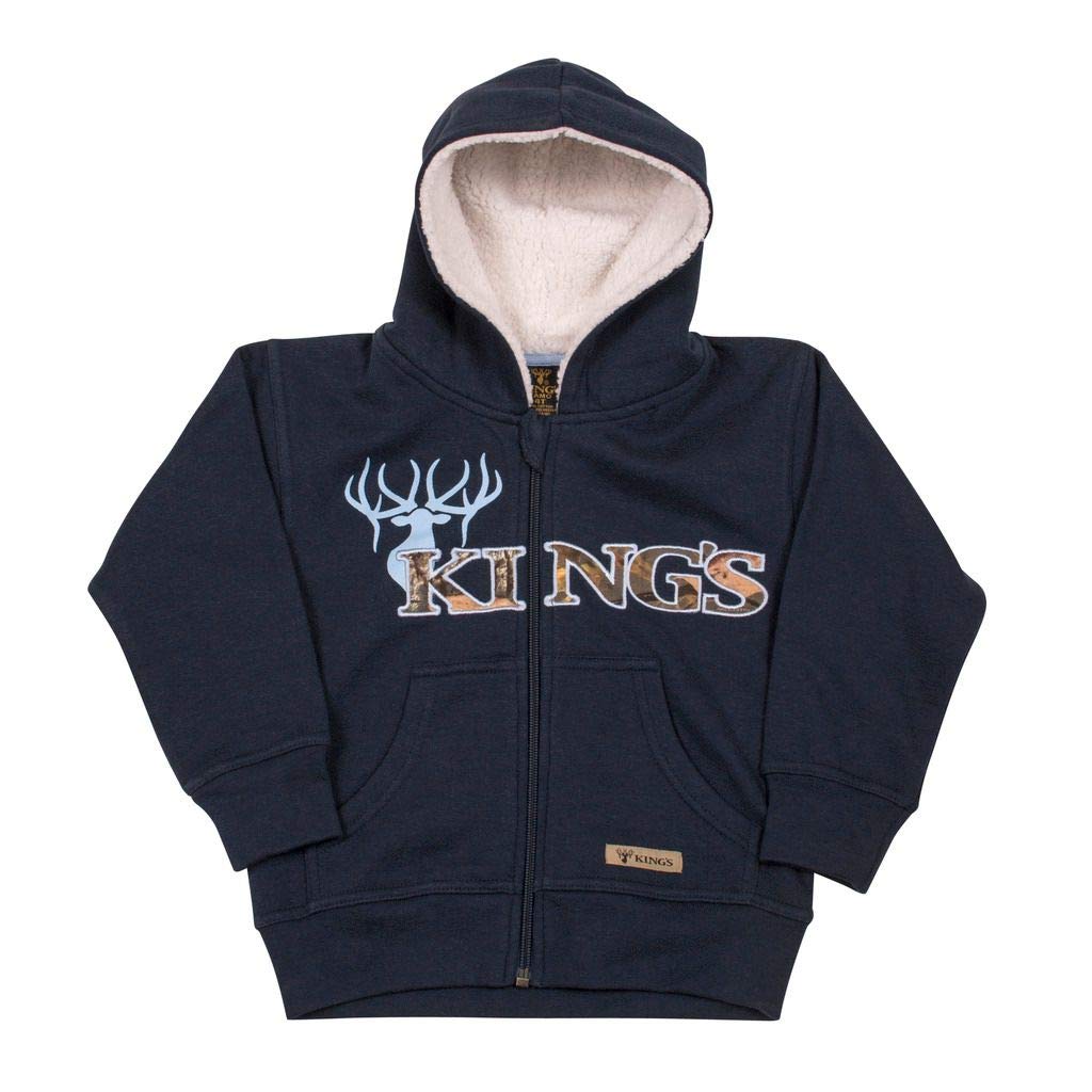 King's CamoBaby Girls' Infant Sherpa Zip Hoodie