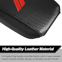 Vista 2 de Funda para reposabrazos de consola central, de piel, antiarañazos, protector de reposabrazos central, accesorios de decoración interior, compatible