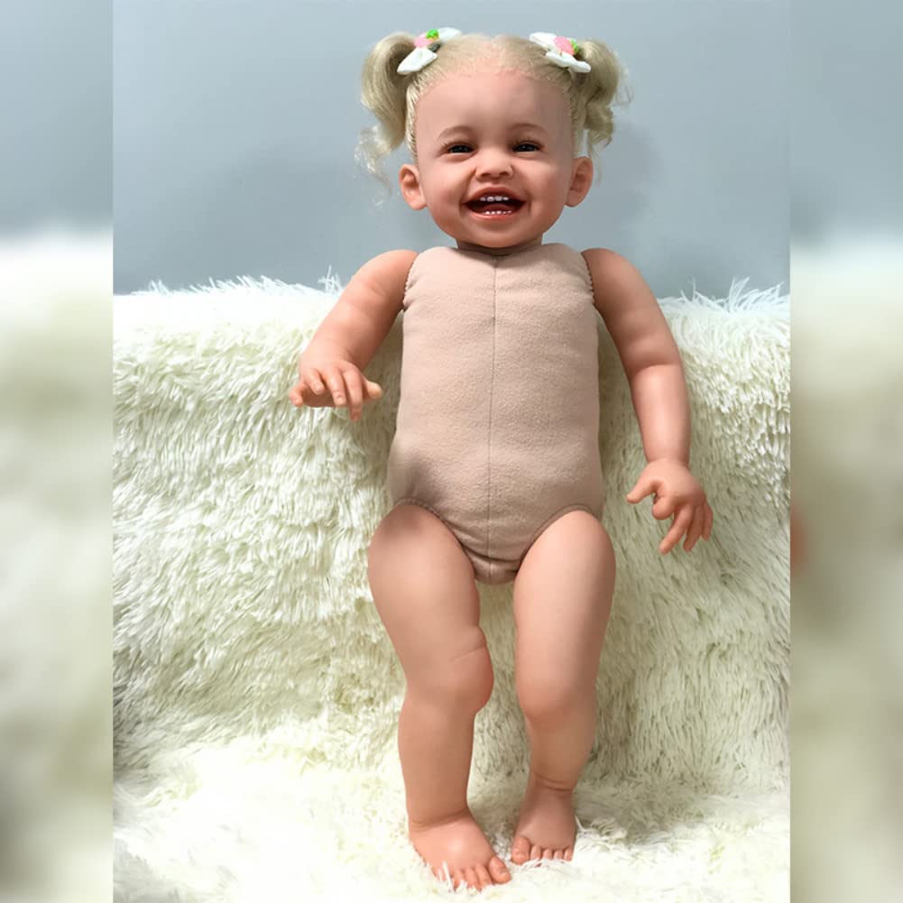 Amazon.co.jp: Lonian 60CM リボーンドール 笑顔 完成品人形 生き生き