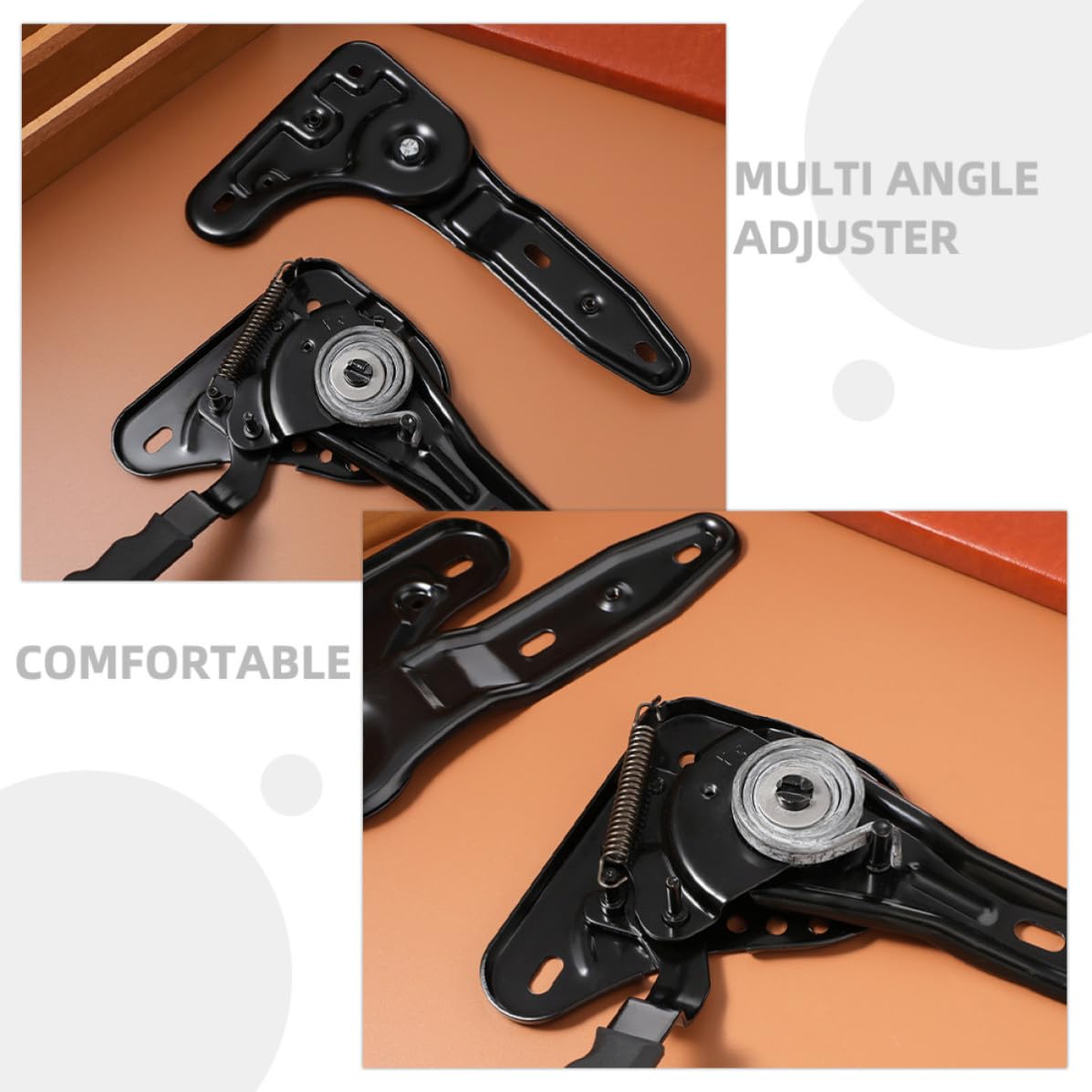 CRAFTHROU Gaming Stuhl Winkelversteller Multi Winkel Sitzverstellung Ergonomischer Bürostuhl Zubehör für Gaming und Computerstuhl Ergonomischer Sitzwinkelregler für Komfort und