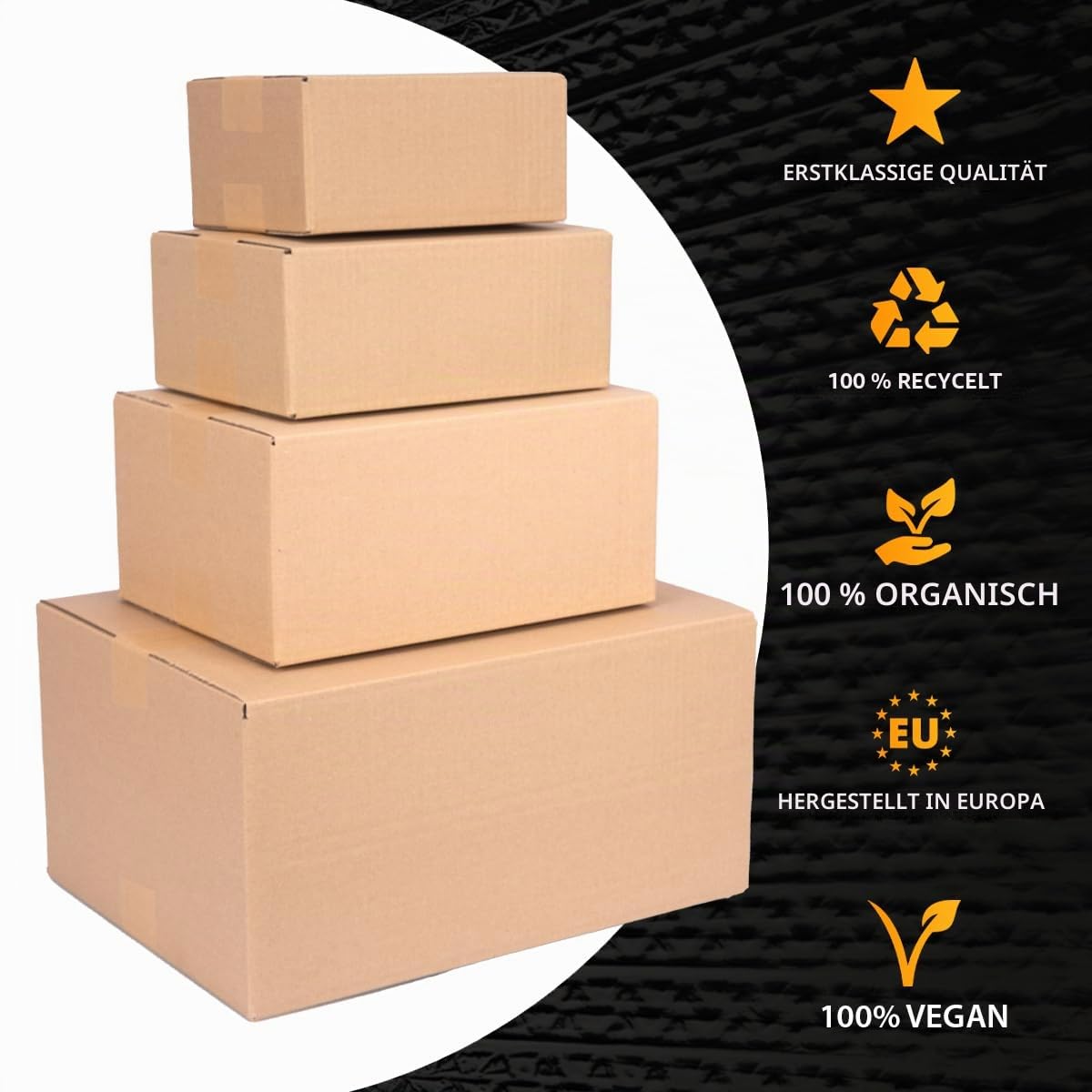 verpacking Faltkartons 600 x 600 x 600 mm Braun (Innenmaß 588 x 586 x 579 mm) KK 122 2-wellig Großer Versandkarton DHL Paket DPD GLS Hermes Paket stabile Kartons (30 Stück)