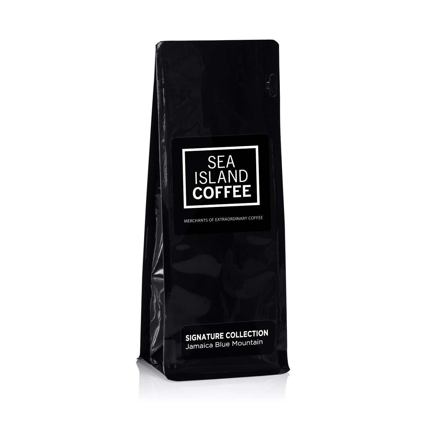 Jamaica Blue Mountain Ground Coffee 125g Bag - Signature Collection - For Cafetiere French Press Drip Filter V60 and Aeropress - Freshly Roasted To Order And Shipped From Sea Island Coffee