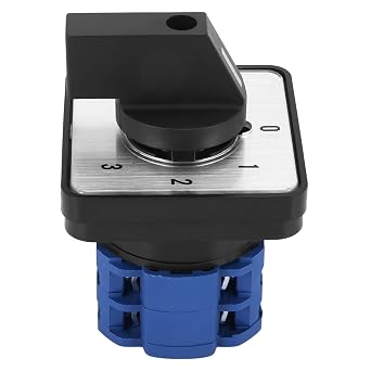 Switch 660V 20A 4 Position 2 Pole Rotary Selector Switch Universal Rotary Cam Change Switch Electric Motor Switch