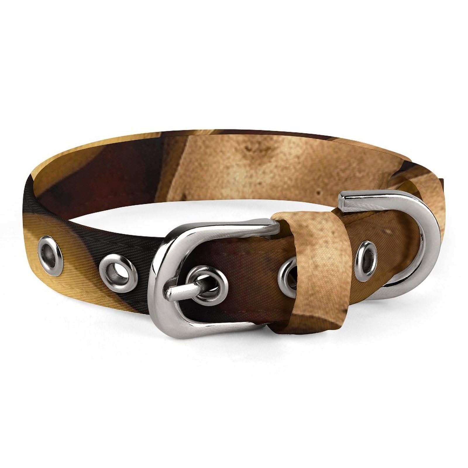 Collier en tissu doux et boucle métal de qualité supérieure pour petit chien et chat