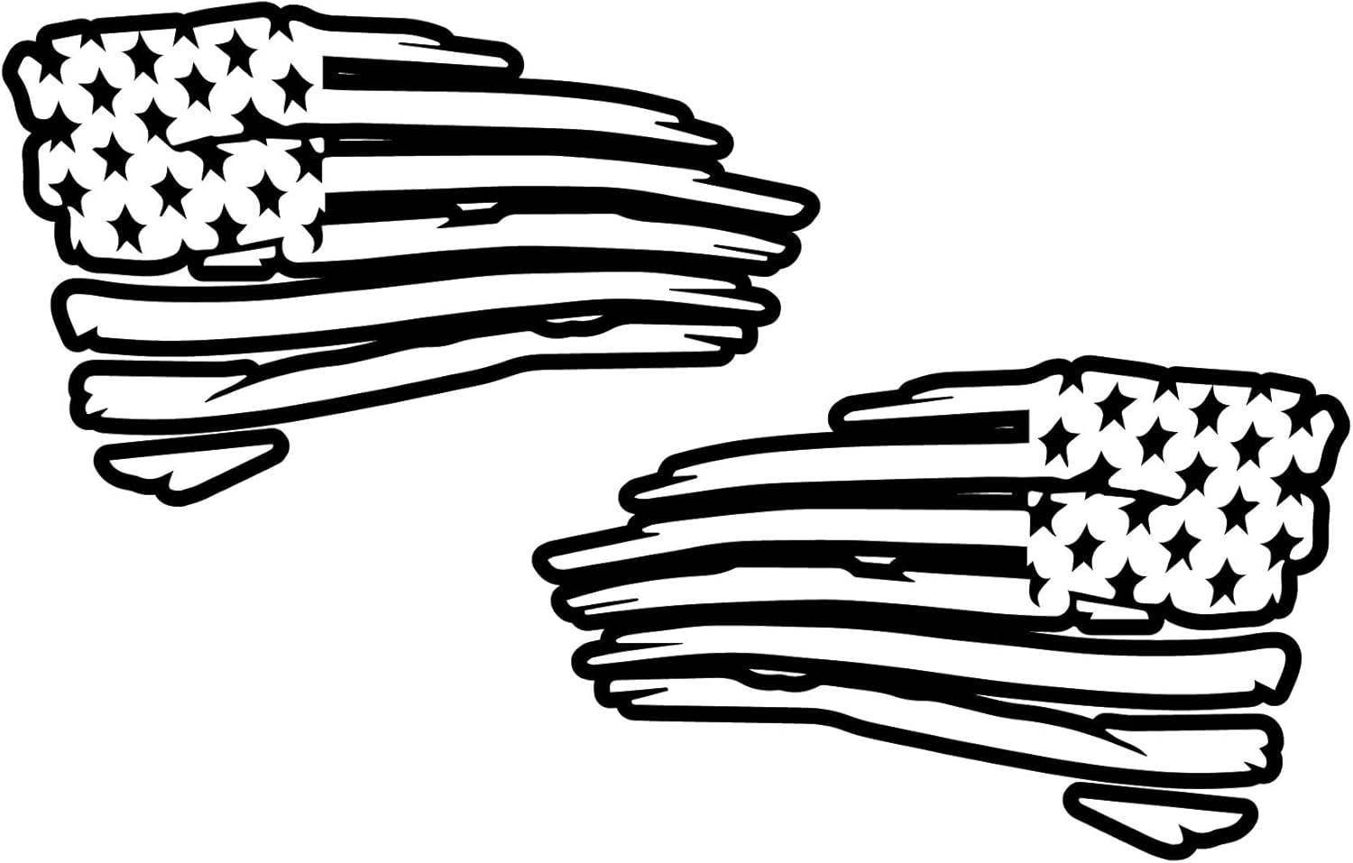 Amazon.com: Road Rage Premium Vehicle Decals - Patriotic American ...