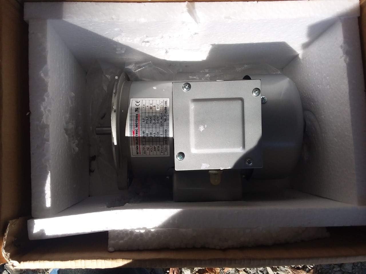 3/4 HP 1725 RPM Electric Motor - 115V/230V Single Phase, 56 Frame, 5/8" Keyed Shaft
