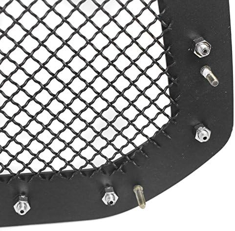For 2013-2016 Ram 1500 Front Upper Rivet Stainless Steel Mesh Grille