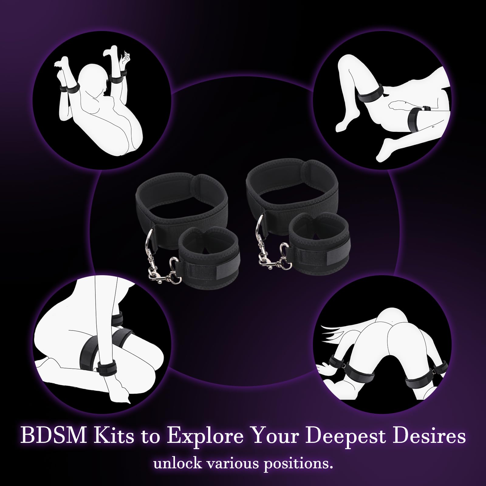 Amazon.com: Dildo Mount Sex Pillow with Bondage Cuffs – Inflatable  Positioning Cushion for Couples, Vibrator Holder Sex Furniture for Bedroom  & BDSM Play (Vibrator not Included) : Health & Household