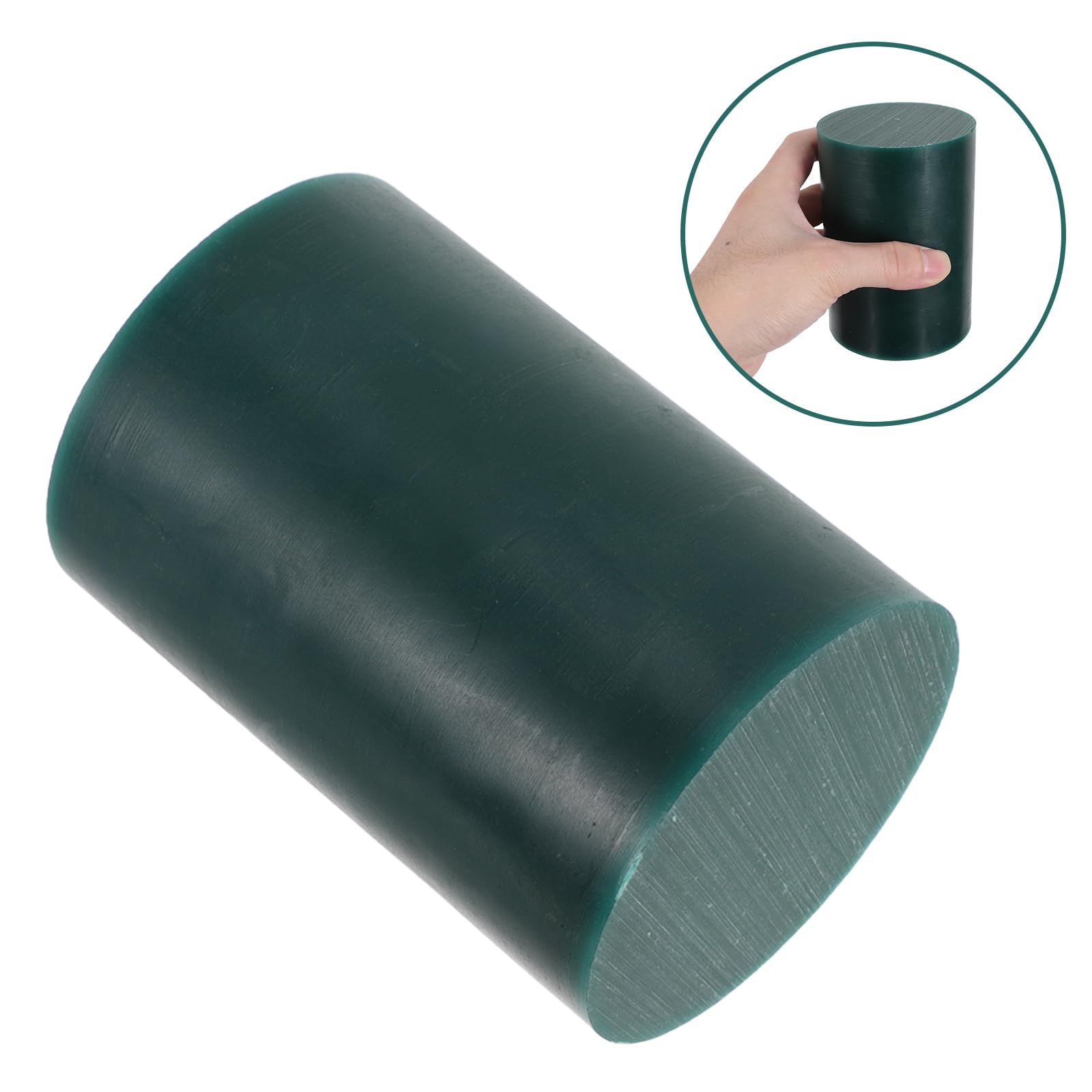 Tubo di Cera per Intaglio e Fusione di Gioielli 76mm Verde, Strumento per Creazione Braccialetti e Anelli, Modellazione Precisa per Artigiani del Settore Orafo