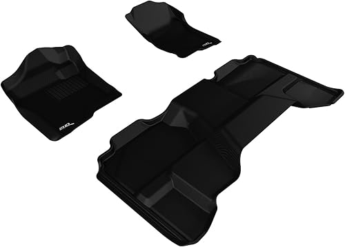 Alfombrillas 3D MAXpider L1CH05001509 para todo tipo de clima para Chevrolet Silverado 1500 Extended CabGMC Sierra 1500 Extended Cab 2007-2013