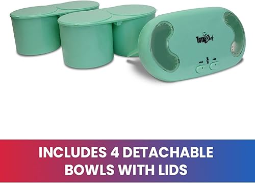 Miniatura 4 de Koolatron Total Chef Deluxe doble máquina de helados, capacidad de 1 litro, 2 sabores a la vez, hacer helado casero, gelatina, sorbete de fruta