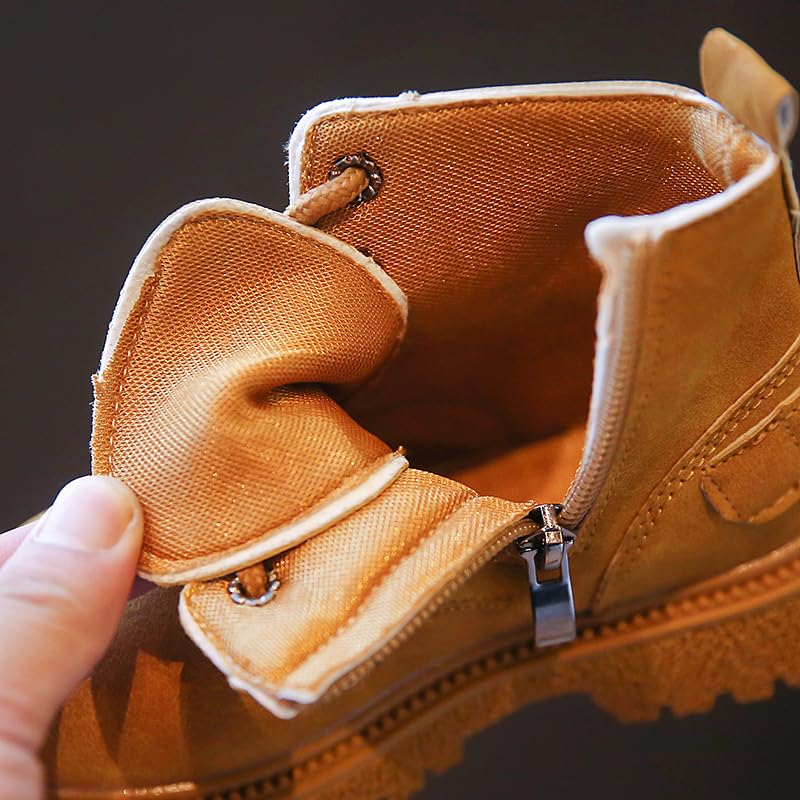 Universal ankle boots for boys/girls with zipper, lightweight non-slip boots for indoor and outdoor travel4