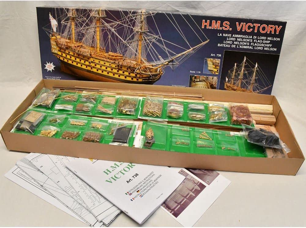 Generico - Mantua Model 738 - H.M.S. VICTORY PANART - 1:78 - Komplettes Montageset aus Holz und Metall zur Selbstmontage
