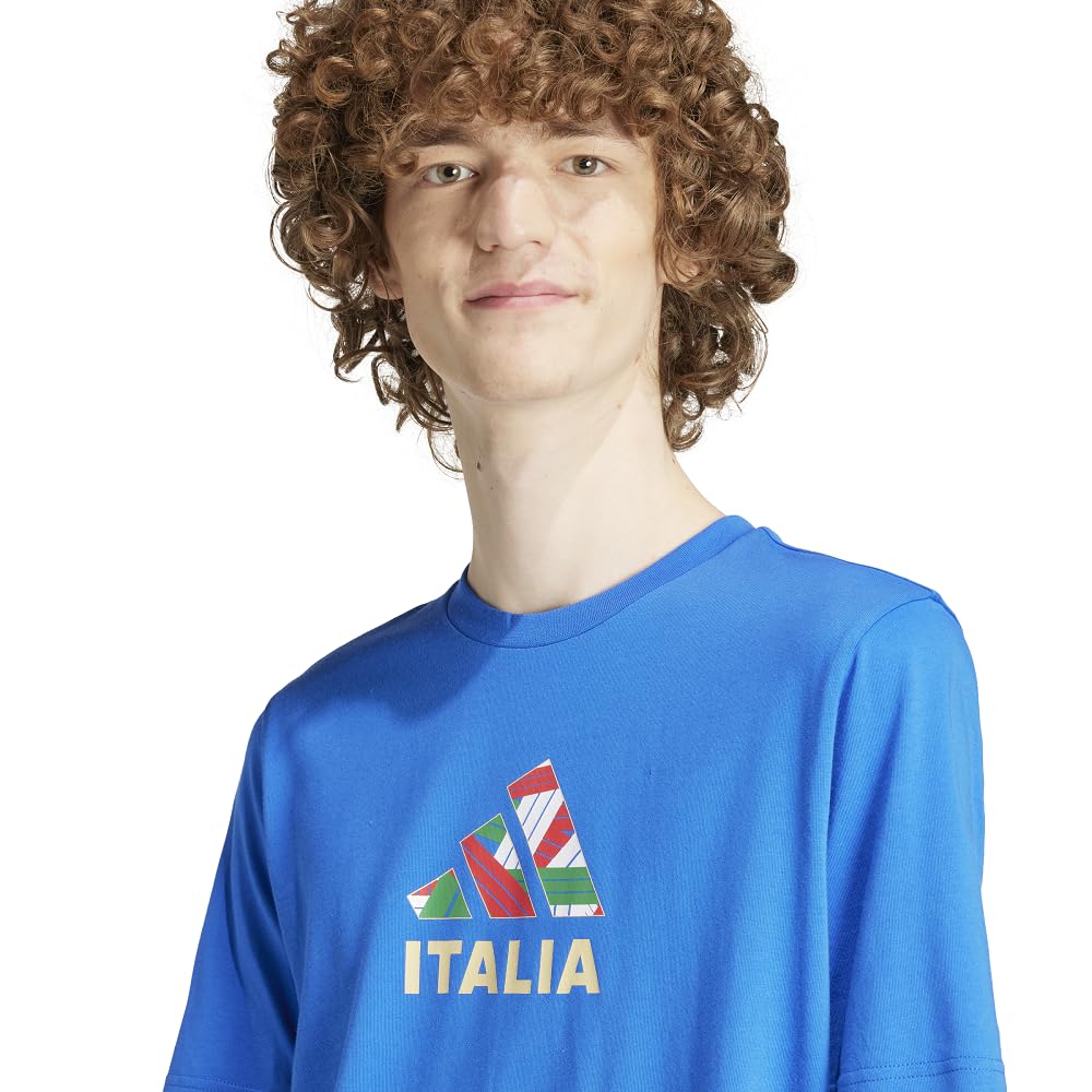 adidas Italy Fan Graphic T-Shirt Camiseta de Italia Fan Graphic Hombre