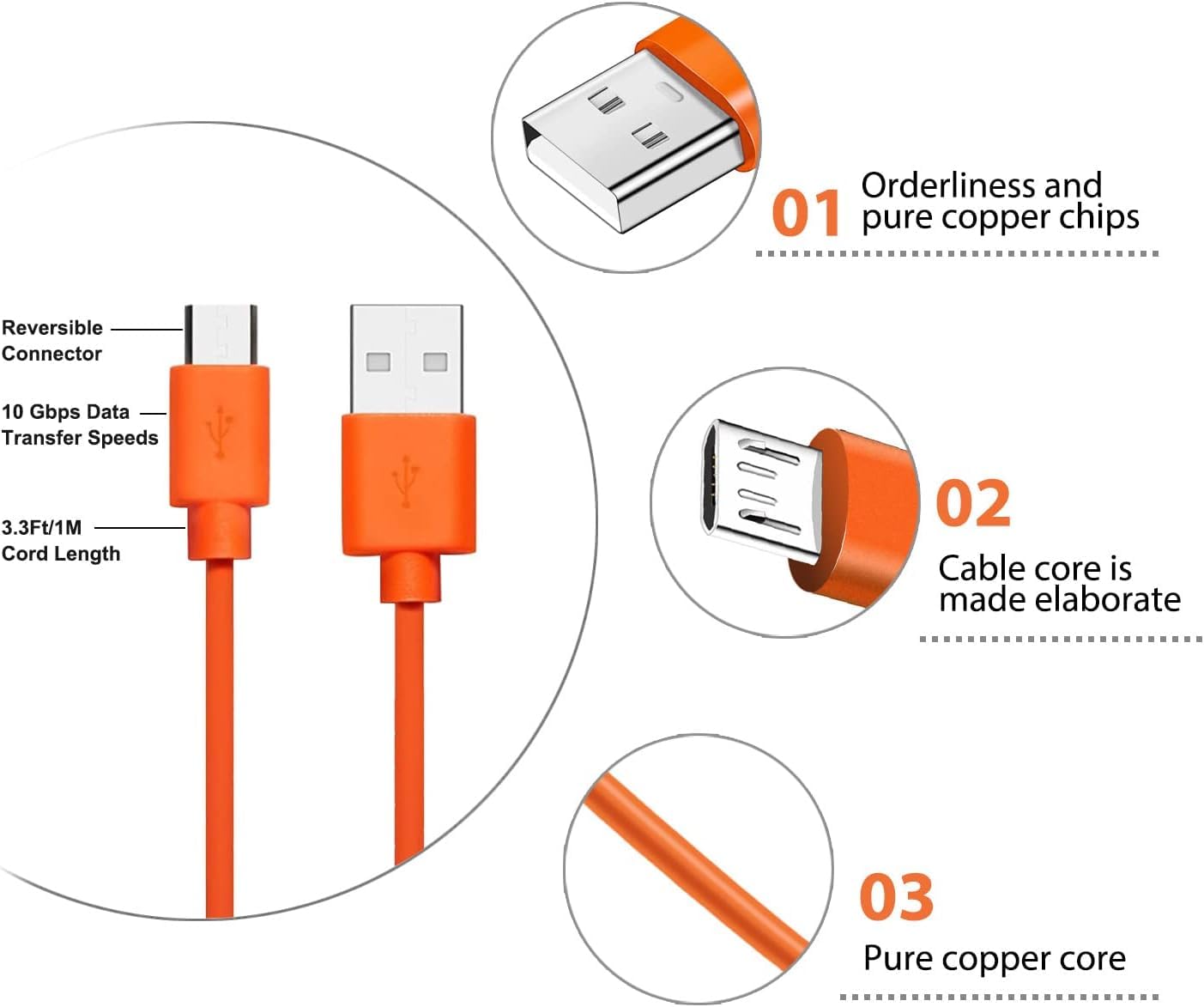 Ring Doorbell Screwdriver Replacement & Charger Charging Cable Cord, Fit Video Doorbell - Image 4