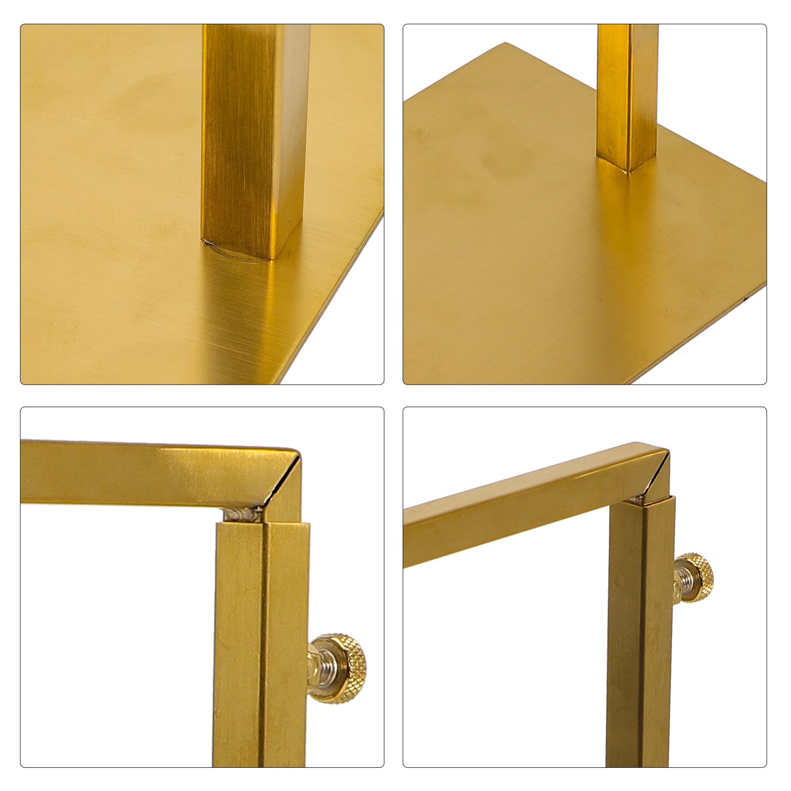 Organizador Colgante para Bolsos de Acero Inoxidable, Soporte Ajustable para Armario, Expositor Multifuncional para Bolsos y Corbatas, Diseño Hueco Estilo Varios estilos